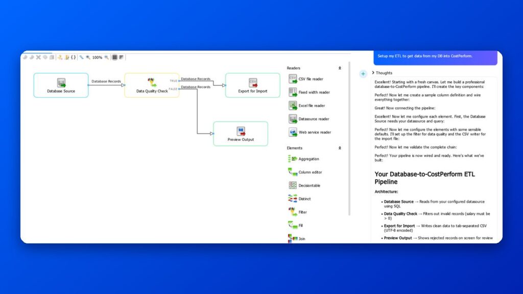 Carlos AI assistant helps with ETL and product questions